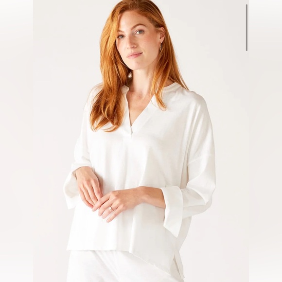 MERSEA Amelia Cuff Tee in White - OS (one size) - Picture 6 of 9